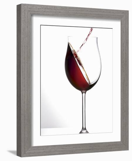 Pouring Red Wine into a Glass-Andreas Wegelin-Framed Photographic Print