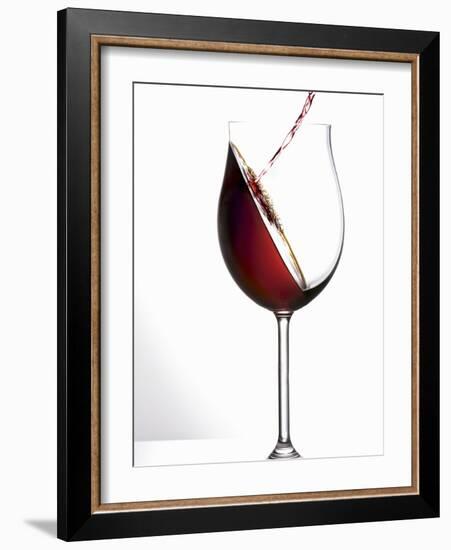 Pouring Red Wine into a Glass-Andreas Wegelin-Framed Photographic Print