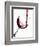 Pouring Red Wine into Wine Glass-Steve Lupton-Framed Photographic Print