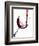 Pouring Red Wine into Wine Glass-Steve Lupton-Framed Photographic Print