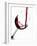 Pouring Red Wine into Wine Glass-Steve Lupton-Framed Photographic Print