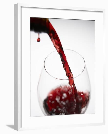 Pouring Red Wine-Joerg Lehmann-Framed Photographic Print