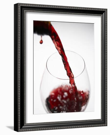 Pouring Red Wine-Joerg Lehmann-Framed Photographic Print