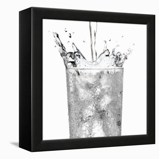 Pouring Water into a Glass-Paul Williams-Framed Premier Image Canvas