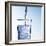 Pouring Water into a Glass-Kai Schwabe-Framed Photographic Print