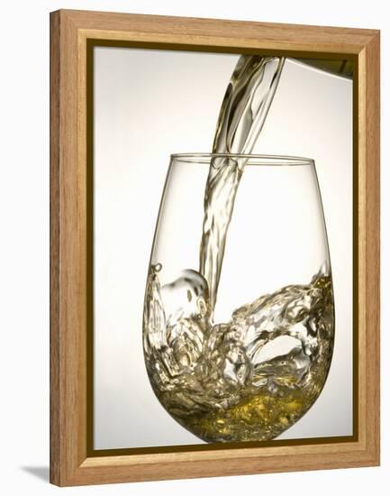 Pouring White Wine-Jean Gillis-Framed Premier Image Canvas