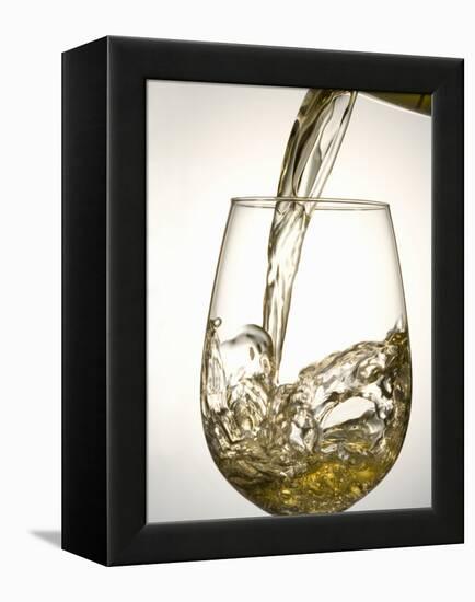 Pouring White Wine-Jean Gillis-Framed Premier Image Canvas