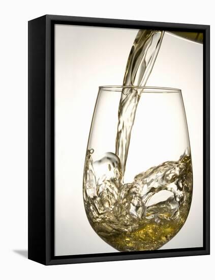 Pouring White Wine-Jean Gillis-Framed Premier Image Canvas