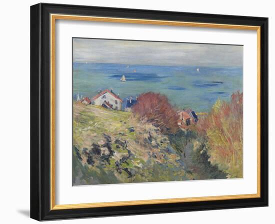 Pourville, 1882-Claude Monet-Framed Giclee Print