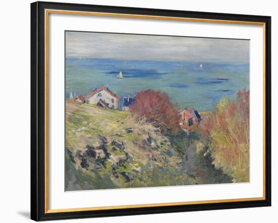 Pourville, 1882-Claude Monet-Framed Giclee Print