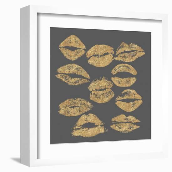 Pout In Gold-Lottie Fontaine-Framed Giclee Print