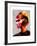 Pouting Girl With Hair Clip-Enrico Varrasso-Framed Art Print