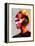 Pouting Girl With Hair Clip-Enrico Varrasso-Framed Stretched Canvas