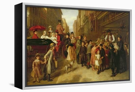 Poverty and Wealth, 1888-William Powell Frith-Framed Premier Image Canvas
