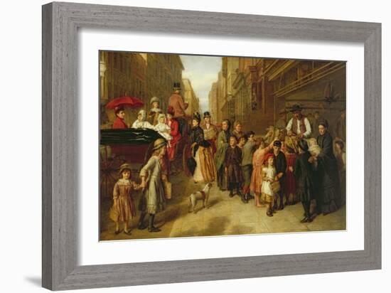 Poverty and Wealth, 1888-William Powell Frith-Framed Giclee Print