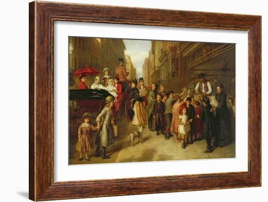 Poverty and Wealth, 1888-William Powell Frith-Framed Giclee Print