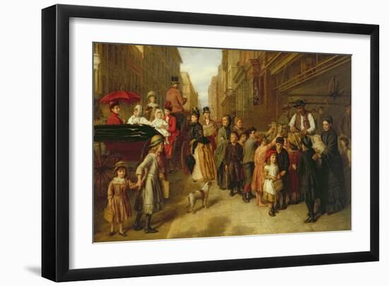 Poverty and Wealth, 1888-William Powell Frith-Framed Giclee Print