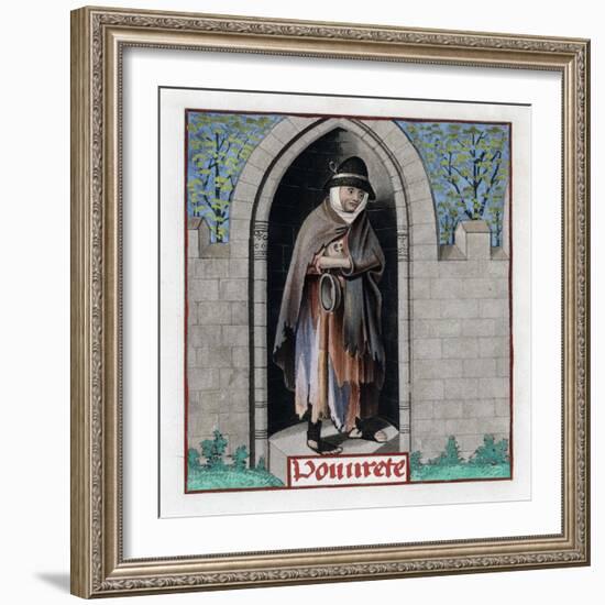 Poverty, C1480-Henry Shaw-Framed Giclee Print