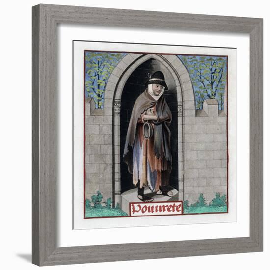 Poverty, C1480-Henry Shaw-Framed Giclee Print