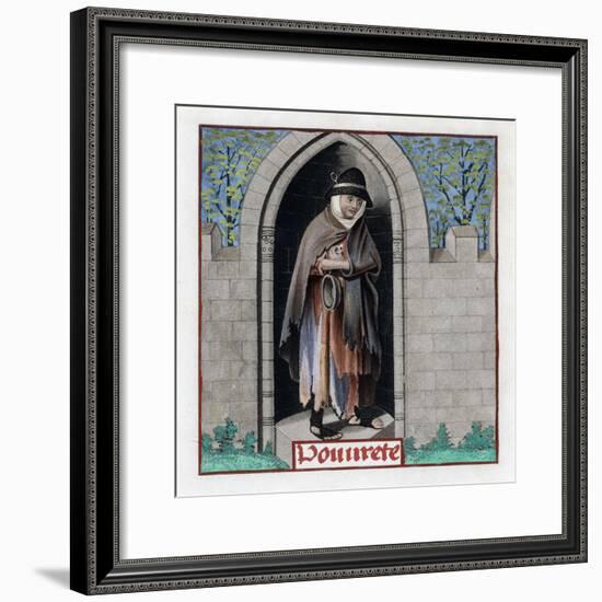Poverty, C1480-Henry Shaw-Framed Giclee Print