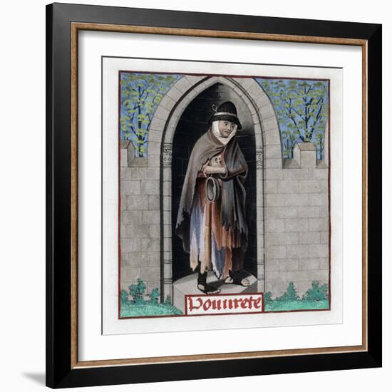 Poverty, C1480-Henry Shaw-Framed Giclee Print