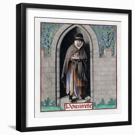 Poverty, C1480-Henry Shaw-Framed Giclee Print