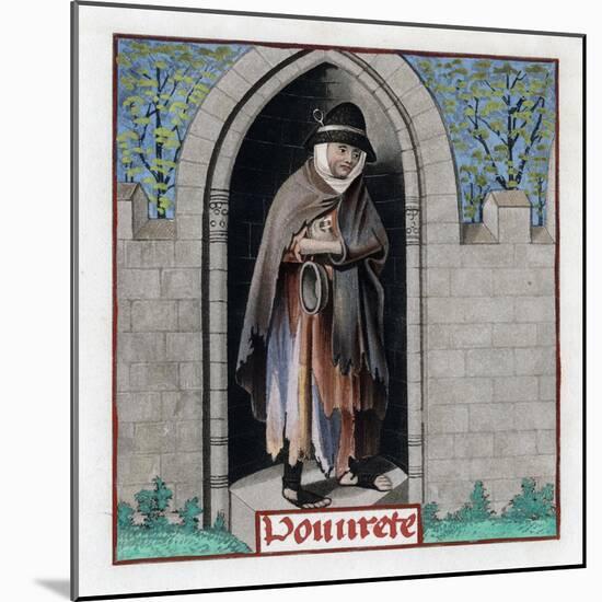 Poverty, C1480-Henry Shaw-Mounted Giclee Print