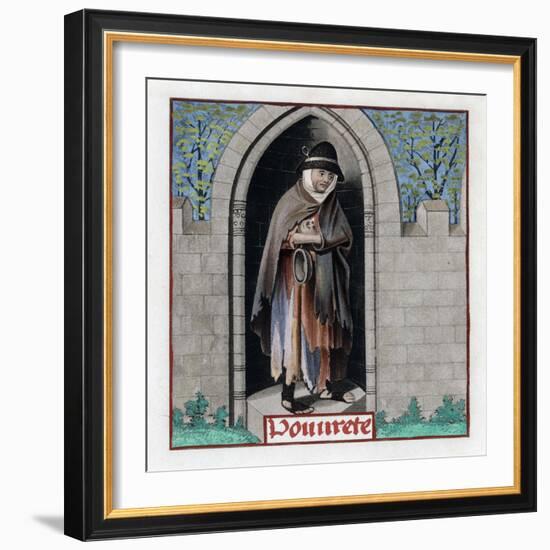 Poverty, C1480-Henry Shaw-Framed Giclee Print