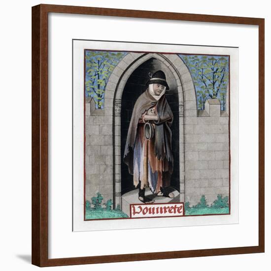 Poverty, C1480-Henry Shaw-Framed Giclee Print