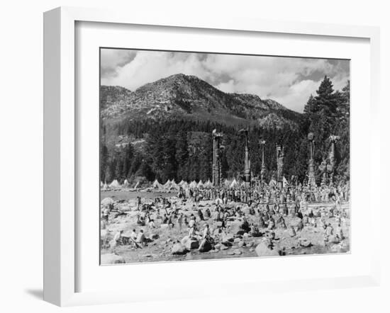 Pow Wow-null-Framed Photo