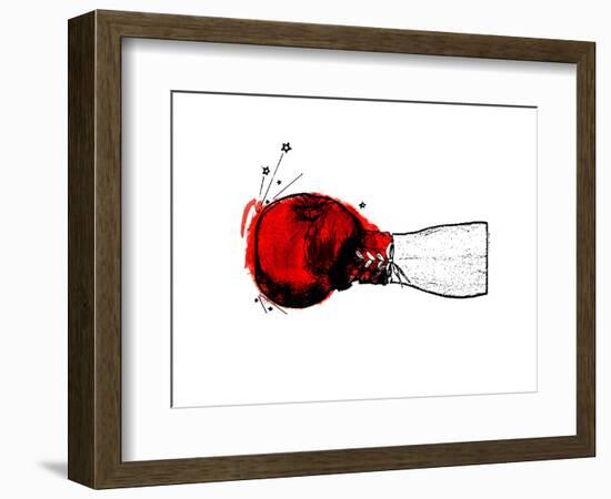 Pow-Alex Cherry-Framed Premium Giclee Print