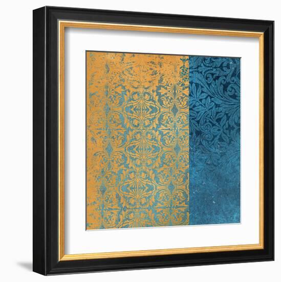 Powder Blue Lace I-Rachel Travis-Framed Art Print