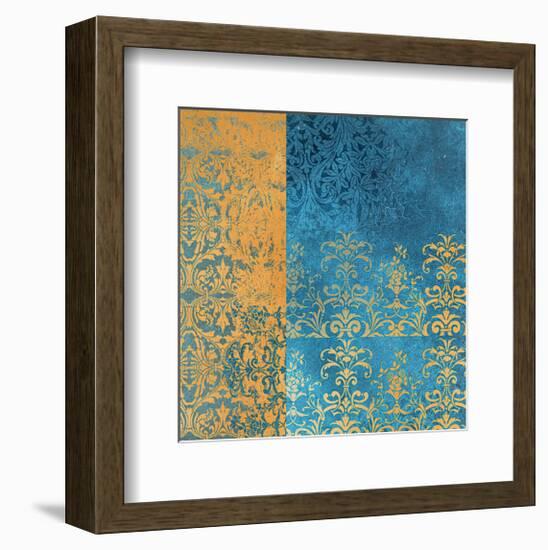 Powder Blue Lace II-Rachel Travis-Framed Art Print