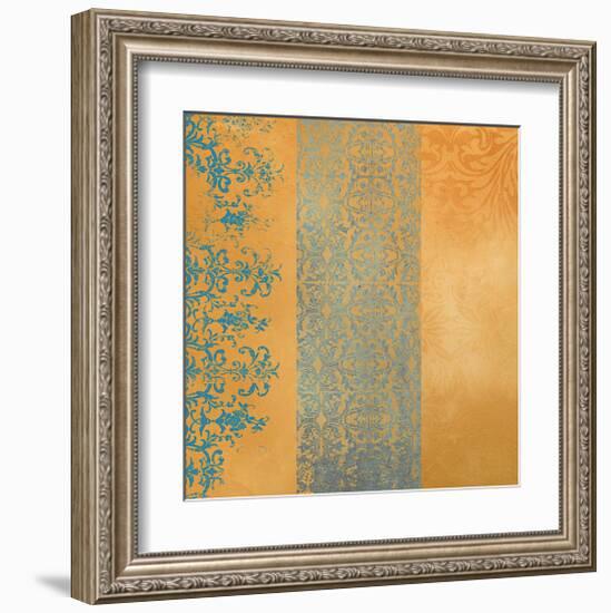 Powder Blue Lace IV-Rachel Travis-Framed Art Print