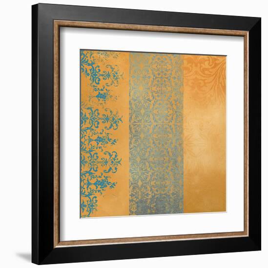 Powder Blue Lace IV-Rachel Travis-Framed Art Print