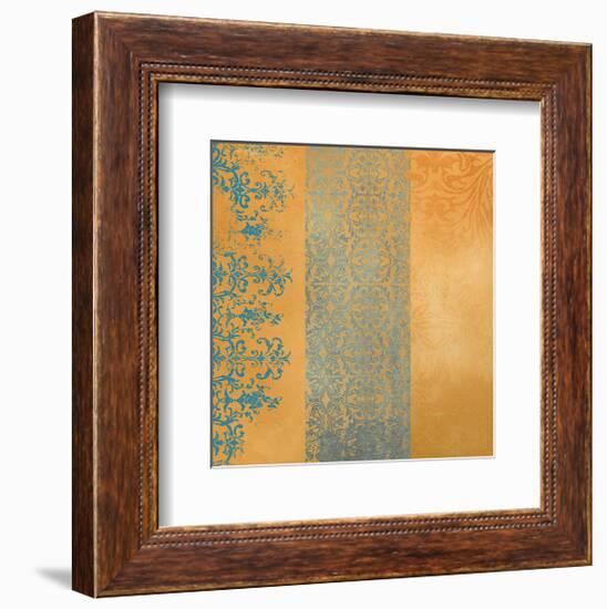 Powder Blue Lace IV-Rachel Travis-Framed Art Print