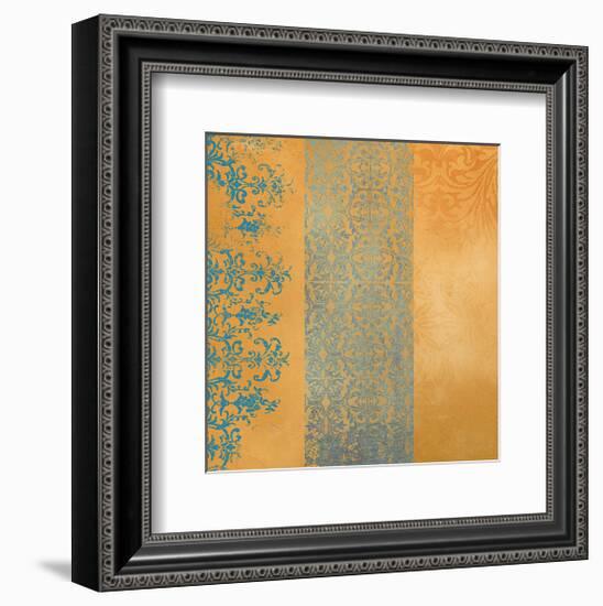 Powder Blue Lace IV-Rachel Travis-Framed Art Print