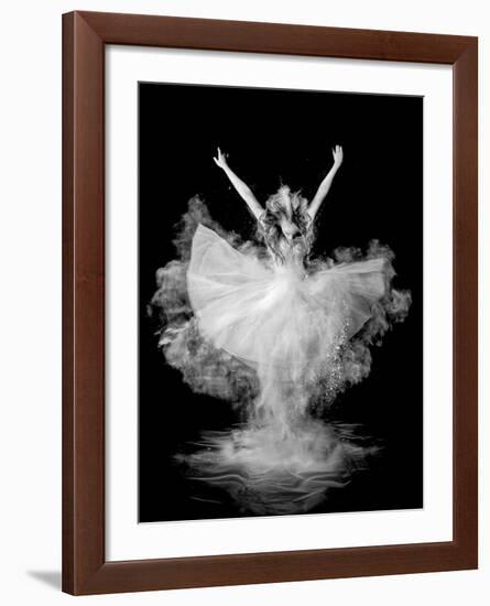 Powder Burst-Pauline Pentony Ba-Framed Giclee Print