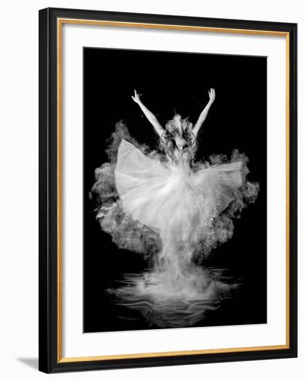 Powder Burst-Pauline Pentony Ba-Framed Giclee Print