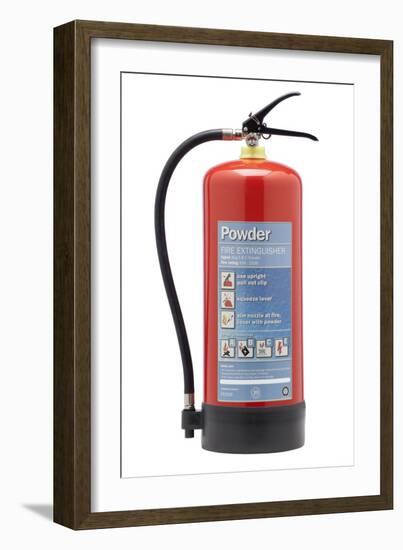 Powder Fire Extinguisher-Mark Sykes-Framed Photographic Print