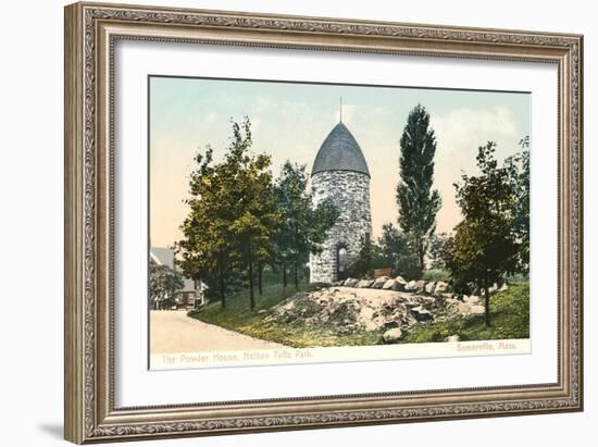 Powder House, Somerville-null-Framed Art Print