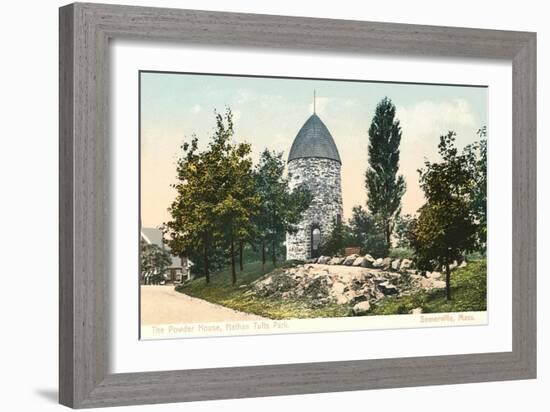 Powder House, Somerville-null-Framed Art Print