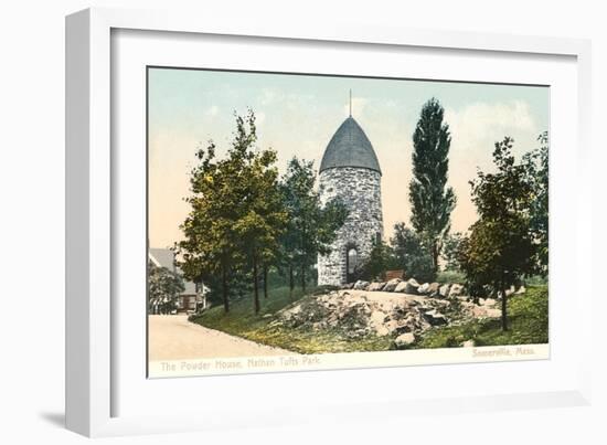 Powder House, Somerville-null-Framed Art Print