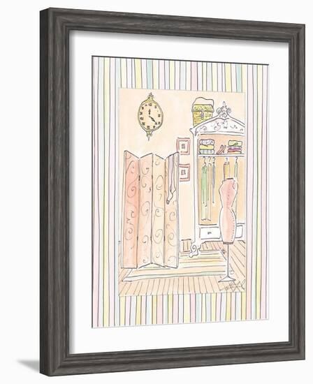 Powder Room II-Steve Leal-Framed Art Print