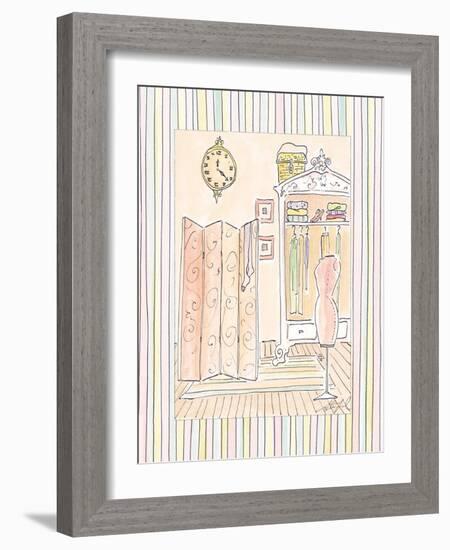 Powder Room II-Steve Leal-Framed Art Print