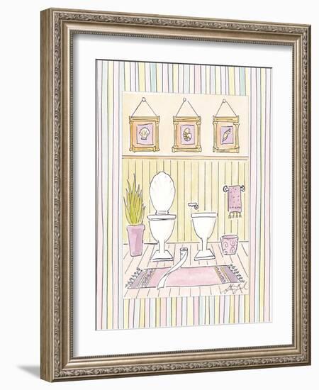 Powder Room IV-Steve Leal-Framed Art Print