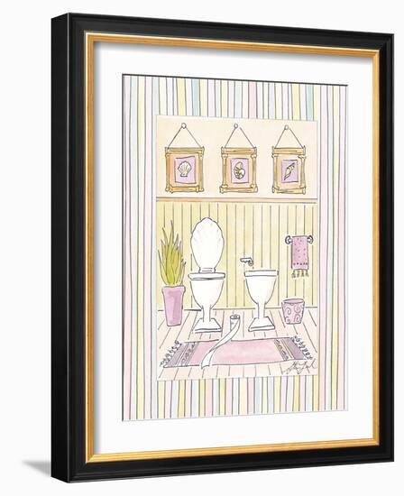 Powder Room IV-Steve Leal-Framed Art Print