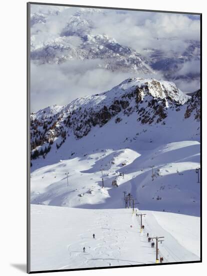 Powder Skiing at Whistler Mountain Resort-Christian Kober-Mounted Photographic Print