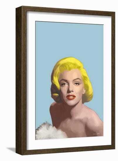 POWDER.-CHRIS CONSANI-Framed Art Print