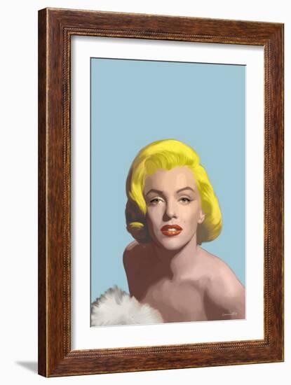 POWDER.-CHRIS CONSANI-Framed Art Print